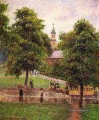 Kirche in Kew 1892 Camille Pissarro Szenerie